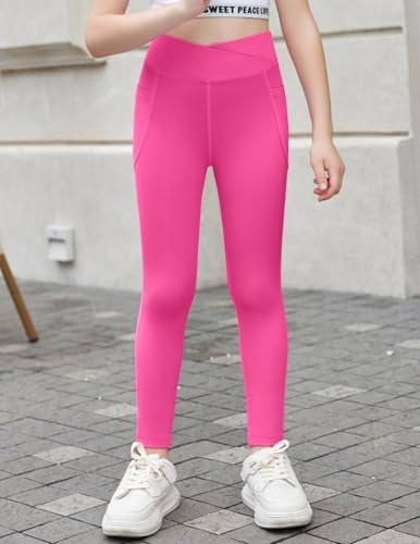 Zacletre Girls Athletic Leggings