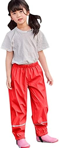 Rainy Day Stay Dry - Waterproof Kids Rain Pants for Toddler and Kids