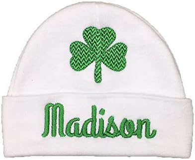Avas Miracles Custom Irish Shamrock Baby Hat