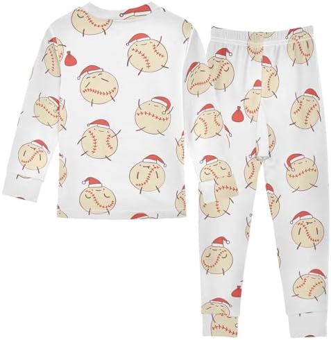 WIFIU Pajama Set Comfortable Long SleeveTOP Pants for Girls 18M-8Y