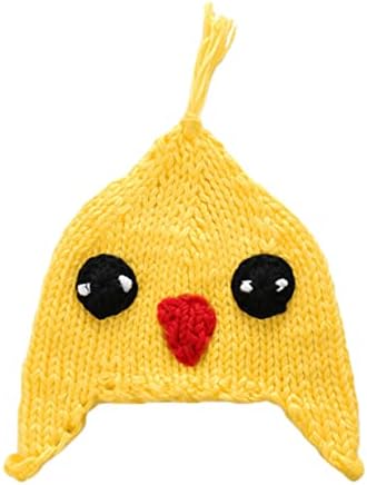 Handmade Baby Hat - Chicken Shape Knitted Cap for Winter