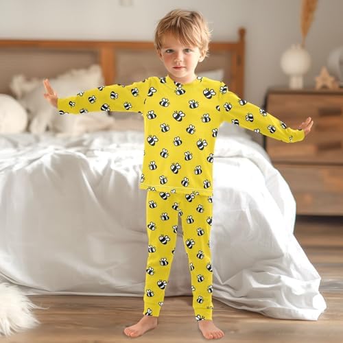 WIFIU Pajama Set Long Sleeve 2 Piece for Kids 18M-8Y