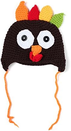 Ypser Baby Thanksgiving Christmas Beanie Turkey Knitted Cap for Girls