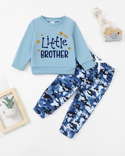 NZRVAWS Toddler Boys Pullover sweatshirt jogger pants set