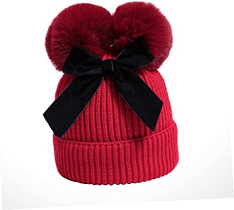 LIFKOME Handmade Crochet Bow Hat for Boys Girls