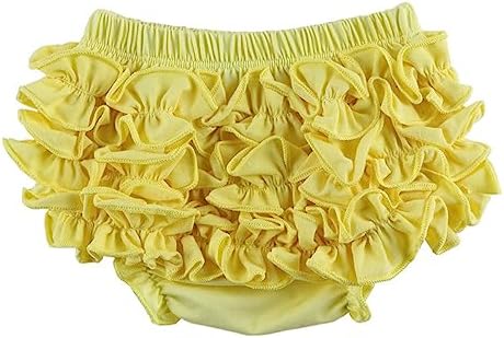 Easygou Ruffle Bloomers Soft Cotton Shorts for Toddlers 0-24 Months
