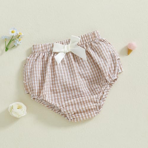 Cotton Plaid Bloomers for Babies