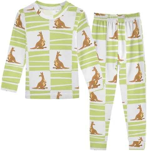 WIFIU Pajama Set Long Sleeve Top and Pants