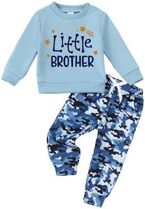 NZRVAWS Toddler Boys Pullover sweatshirt jogger pants set