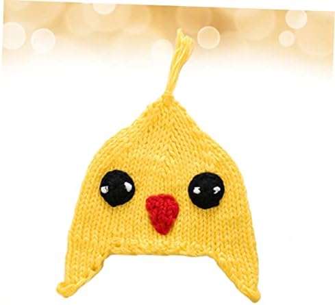 Handmade Baby Hat - Chicken Shape Knitted Cap for Winter