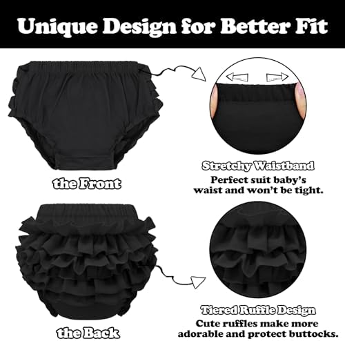 Comfortable Baby Bloomers with Ruffles for Toddler