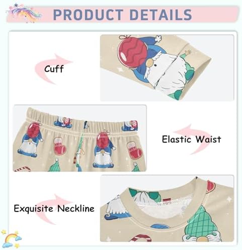 Cute Long Sleeve Pajama Set for Girls
