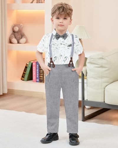 DISAUR Toddler Boy Formal Suit Set for Boys 1-6 Years