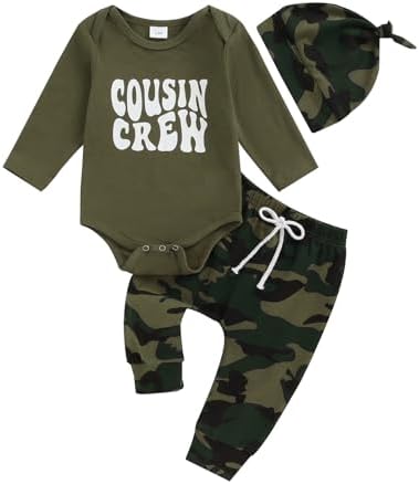 Newborn Baby Boy Coming Home Outfit Camo Columbia Set