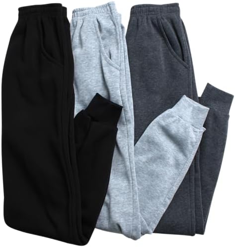 Coney Island Girls Sweatpants 3 Pack Soft Fleece Joggers