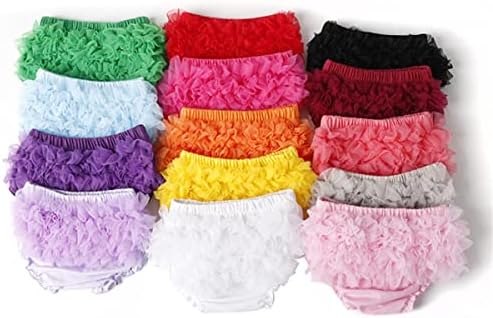 2 Pack Toddler Girls Bloomers with Ruffle and Bowknot Design