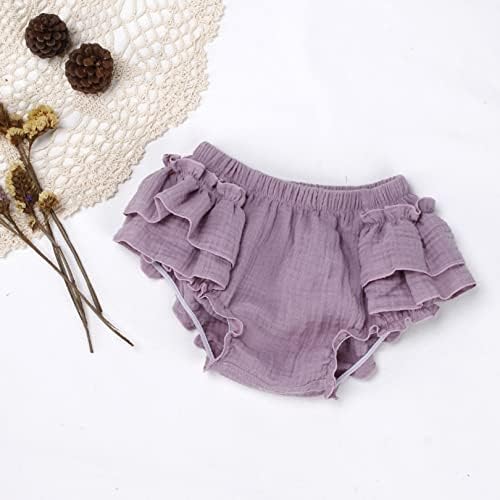 EISHOW 2-Piece Unisex Baby wipes Shorts - Cotton Blend Chiffon Triangle Pattern