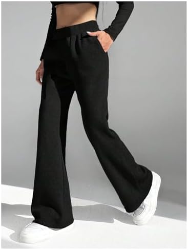 Milumia Flared Leg High Waist Joggers