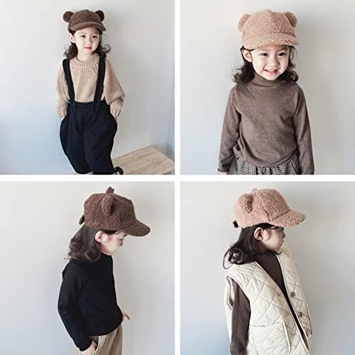 Winter Fleece Baseball Cap for Babies - Soft Warm for Toddler Kids