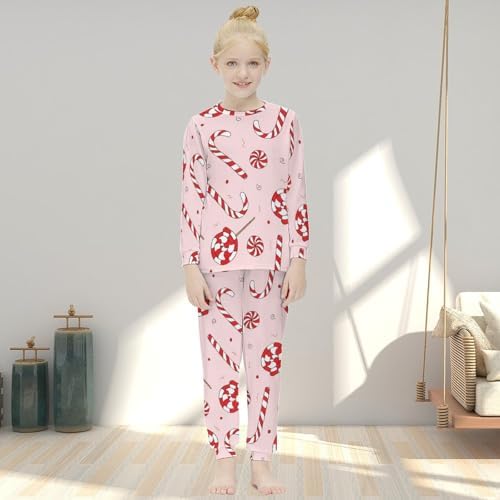 MEIKKO Girls Underwear Set - Festive Ugly Christmas Sweater Thermal Set