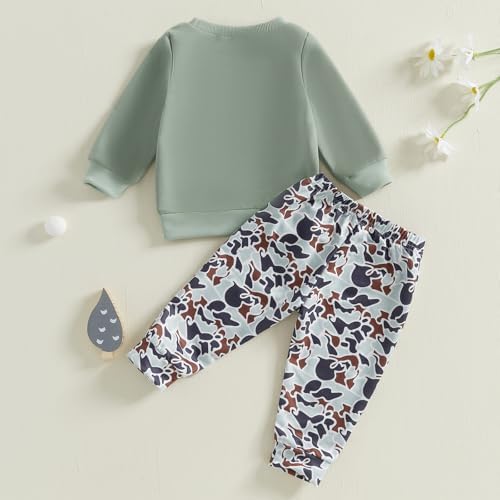 Toddler Camouflage Duck Sweatshirt and Pants Set