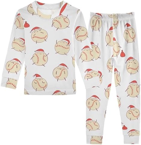 WIFIU Pajama Set Comfortable Long SleeveTOP Pants for Girls 18M-8Y