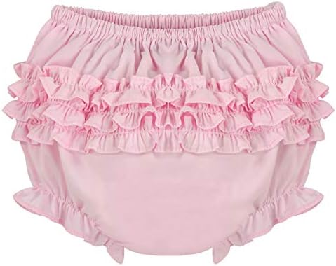 Baby Ruffle Diaper Covers WhitePink