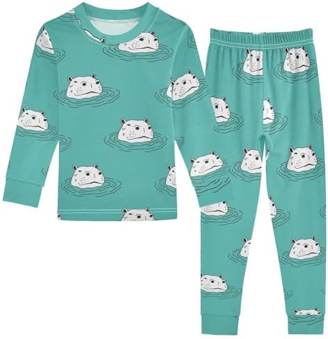 Premium Soft Cotton Pajama Sets for Girls 2-Piece Long Sleeve Sleepwear