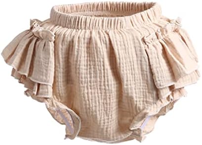 100 Cotton Ruffle Diaper Covers Headband Set for Babies