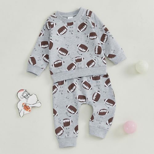 Baby Boys Football Print Set