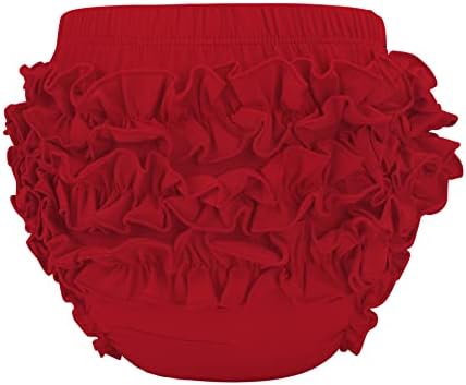 Durio Baby Bloomers Toddler Girls Ruffle Diaper Covers Cotton Shorts