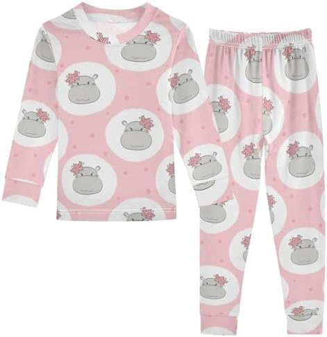 Adorable Long Sleeve Pajama Set for Girls