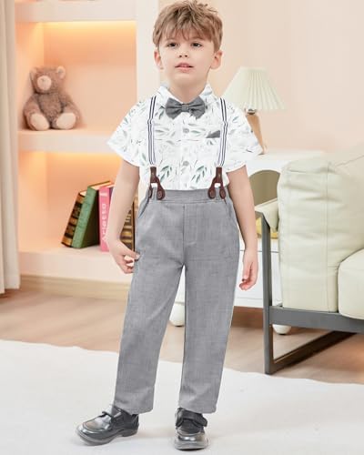 DISAUR Toddler Boy Formal Suit Set for Boys 1-6 Years