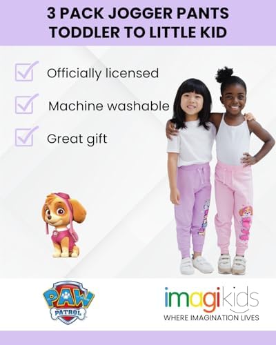 Paw Patrol Kids Fleece 3-Piece PantsToddler Sizes 2T-7-8