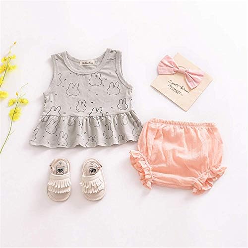Noubeau Newborn Toddler Cotton Linen Bloomer Shorts