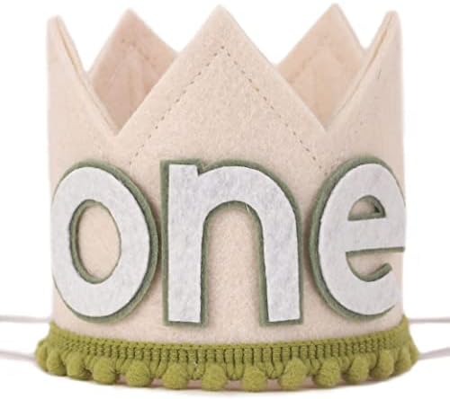 Wild One First Birthday Crown Hat for Kids
