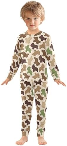 WIFIU Pajama Sets Long Sleeve Sleepwear for Girls