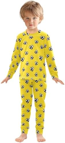 WIFIU Pajama Set Long Sleeve 2 Piece for Kids 18M-8Y