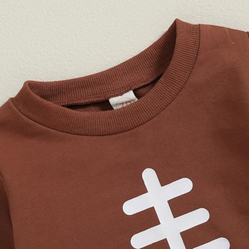 Football Outfit for Baby Boy - Soft Sweatshirt and Pants Set