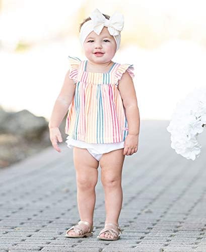 RuffleButts - BabyToddler Girls Ruffled Woven Bloomers