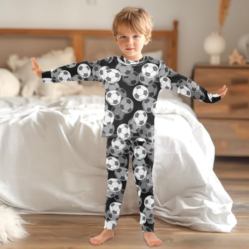 WIFIU 2 Piece Pajama Set for Kids 18M-8Y Soft Cotton Sleepwear