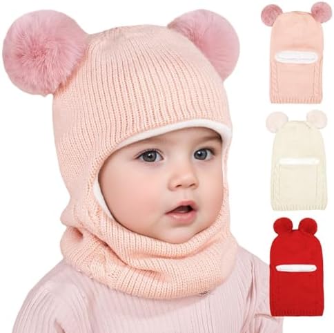 Comfortable Winter Hats Set for Kids and Toddlers