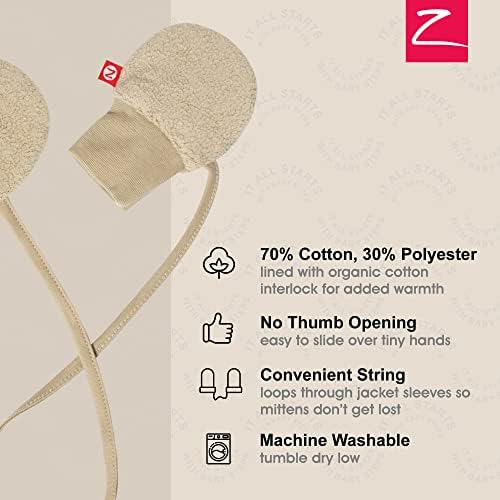 Zutano Baby Boys Fleece Mittens Soft Warm Gloves for Little Hands