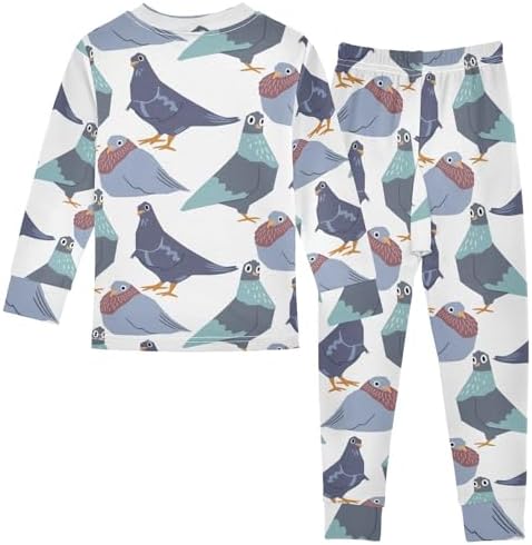 WIFIU Long Sleeve Pajama Set for Kids