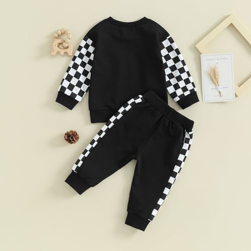 Ursobutegl Color Block Toddler Boys Outfit
