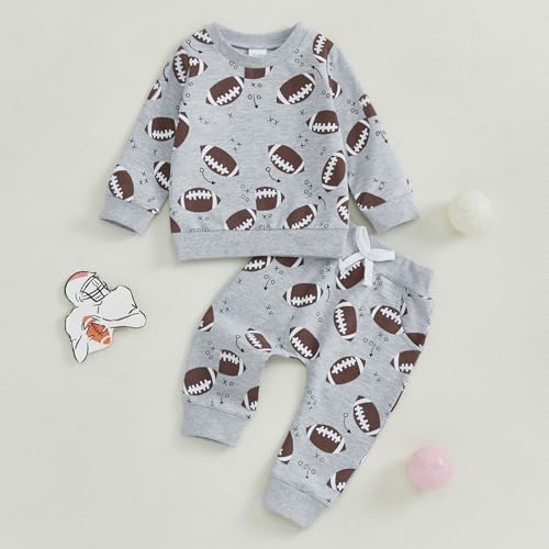 Baby Boys Football Print Set