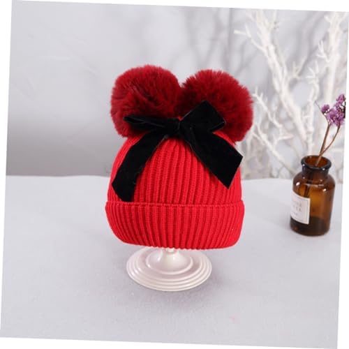 LIFKOME Handmade Crochet Bow Hat for Boys Girls