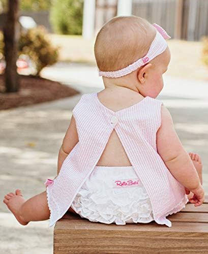 RuffleButts - BabyToddler Girls Ruffled Woven Bloomers