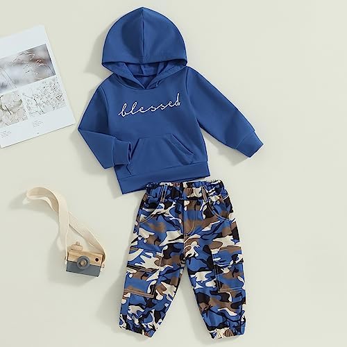Comfortable Toddler Boys Hoodie Set