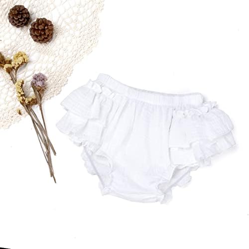 2-Piece Unisex Toddler Diaper Cover Bloomers with Cotton Blend